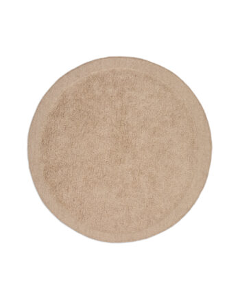 Kave Home Marely Gulvtæppe  Rund Beige Uld  ø200