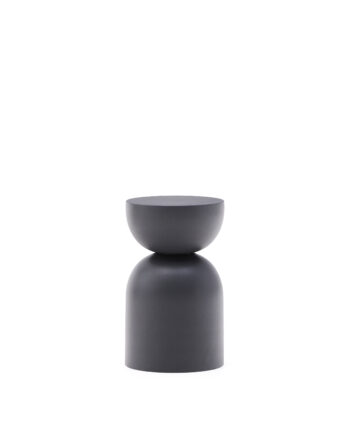 Kave Home Rachell Sidebord  Rund Grå Metal  ø30