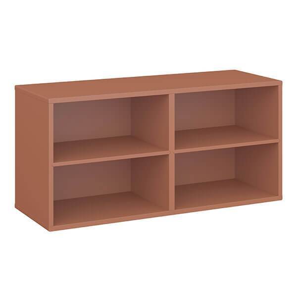 Keep By Hammel Skab Med   Faste Hylder Modul 002 Terracotta  : Erling Christensen Møbler