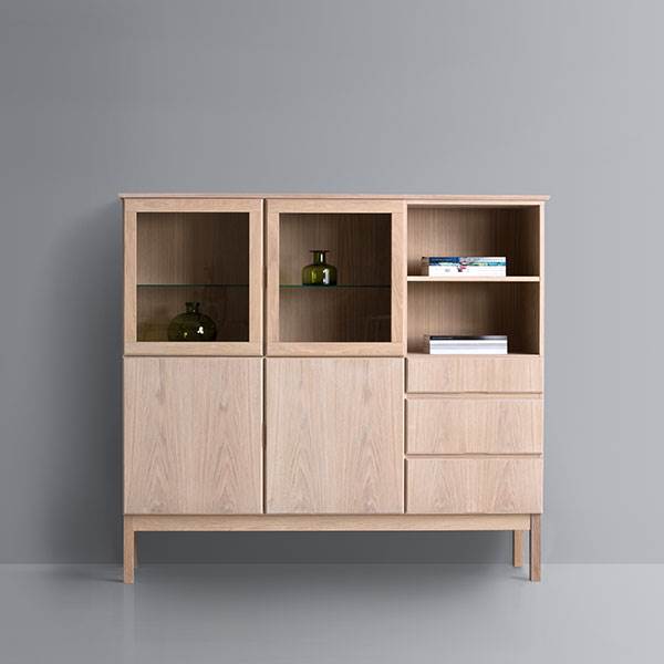 Klim Møbelfabrik Klim Furniture Reol 2059 Eg Hvidolie : Erling Christensen Møbler  : Erling Christensen Møbler