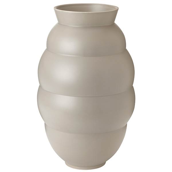 Knabstrup Keramik Knabstrup Tortus Archie Vase No      41   Cm Light Grey : Erling Christensen Møbler  : Erling Christensen Møbler