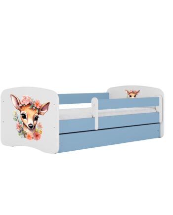 Kocot Kids Seng Babydreams Blå Bambi Med Skuffe Med Madras 140 70