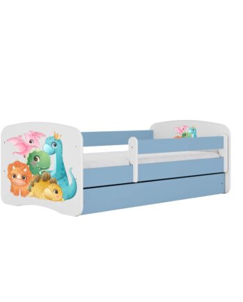 Kocot Kids Seng Babydreams Blå Tiny Dinos Uden Skuffe Med Madras 140 70
