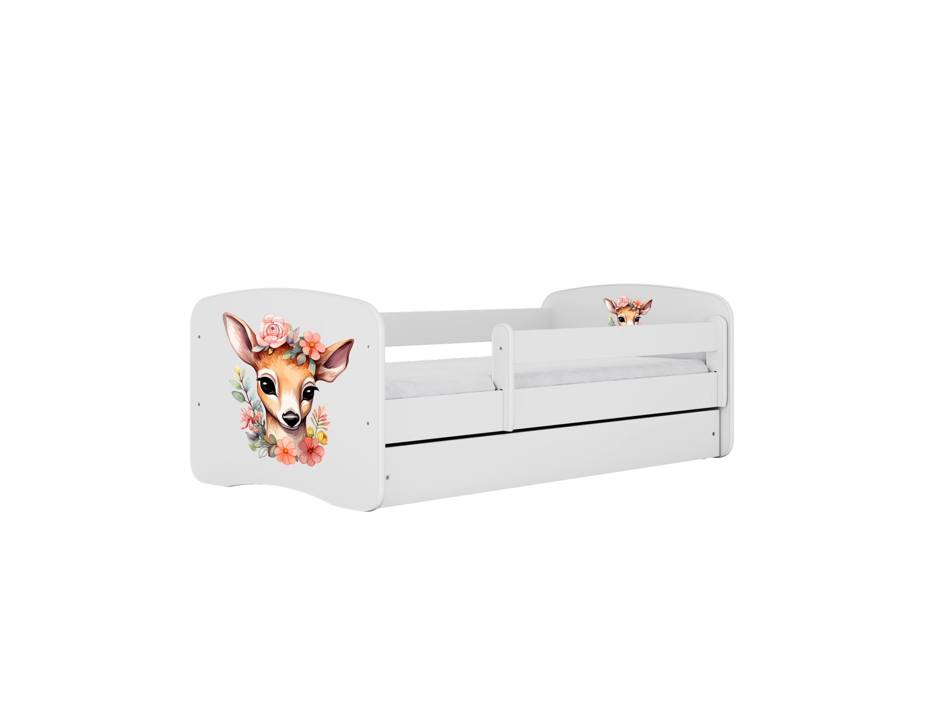 Kocot Kids Seng Babydreams Hvid Bambi Med Skuffe Med Madras 180 80