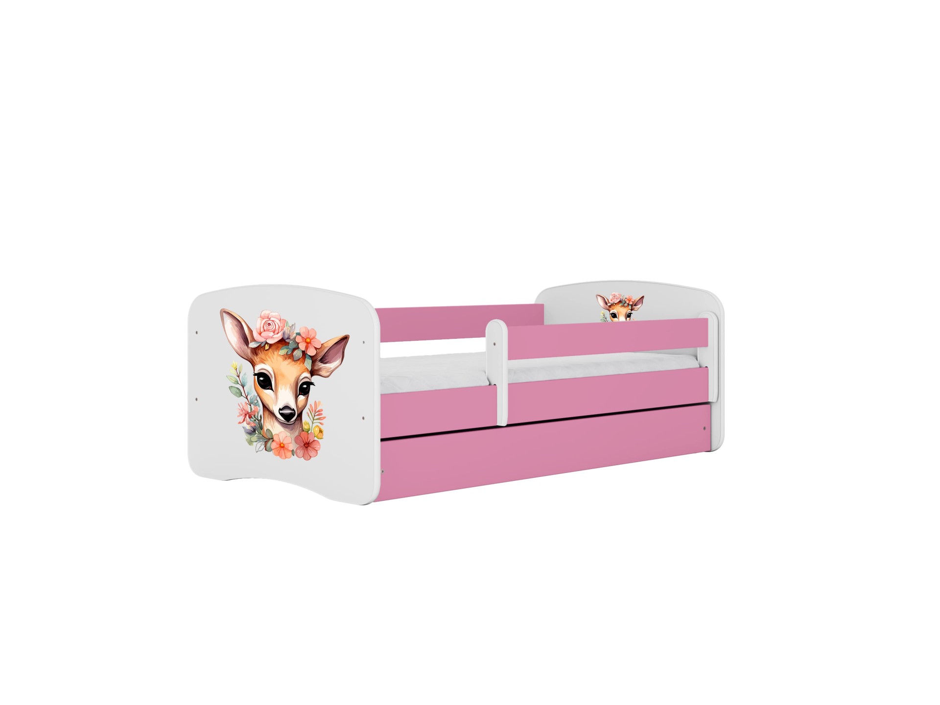 Kocot Kids Seng Babydreams Pink Bambi Med Skuffe Med Madras 180 80