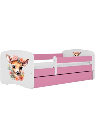 Kocot Kids Seng Babydreams Pink Bambi Med Skuffe Med Madras 140 70