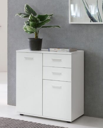 Kommode   Minimalistisk Stil  Hvid