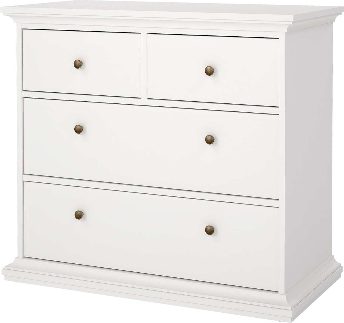 Kommode Med Skuffer Vesterholm Nora Hvid 96x48x87 Cm Fsc Spånplade Dansk Design