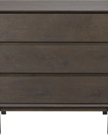 Kommode Rowico Mackay   Olieret Massivt Egetræ Brun   Skuffer Med Blød Lukning Fsc 100  75ã 75ã 45 Cm