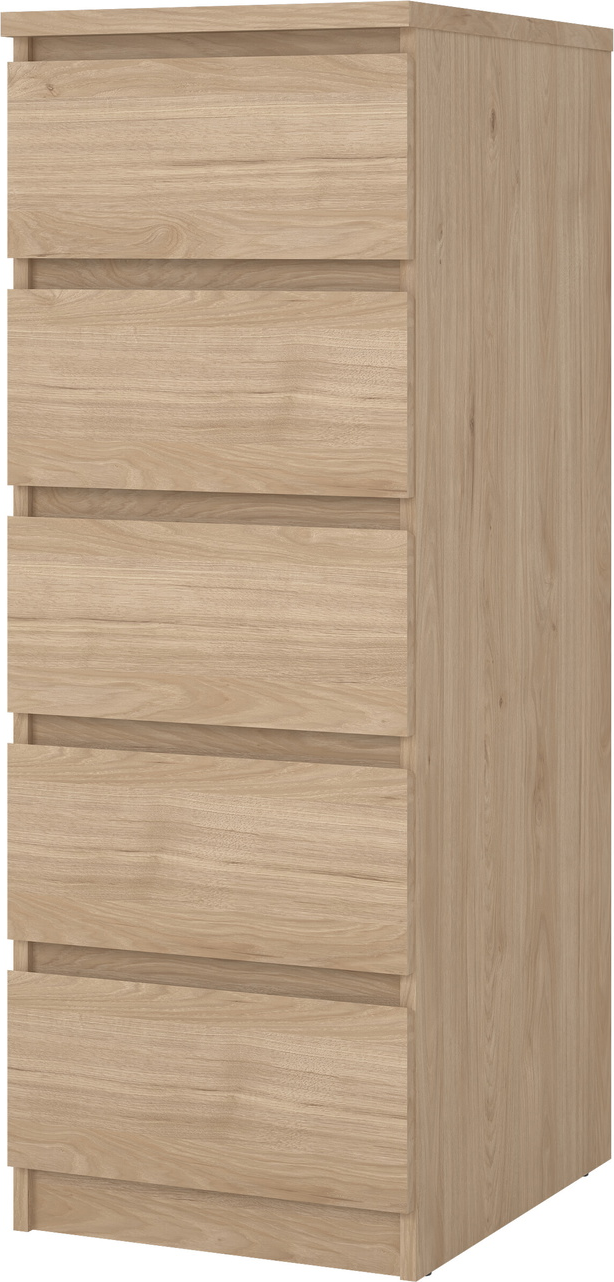 Kommode Vesterholm Naia Grebsfri Skuffer Jackson Hickory H111 B40 D50 Cm Spånplade Dansk Design
