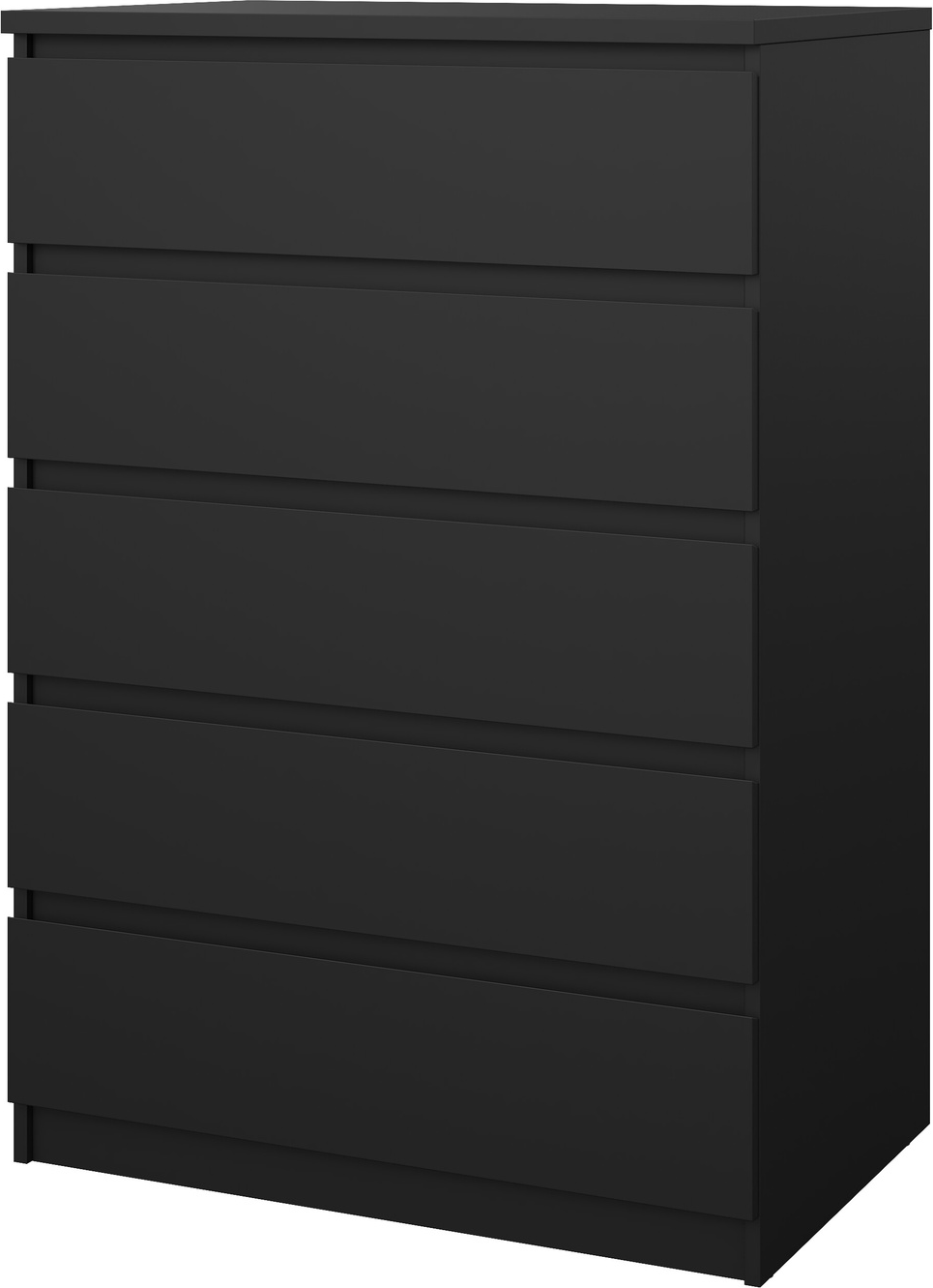 Kommode Vesterholm Naia  Matsort  Grebsfri    Skuffer  Vægmonteret  Dansk  Fsc  H111ã B77ã D50 Cm