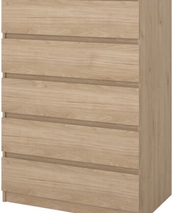 Kommode Vesterholm Naia    Skuffer  Grebsfri  Vægmonteret  Jackson Hickory  H111xb77xd50 Cm
