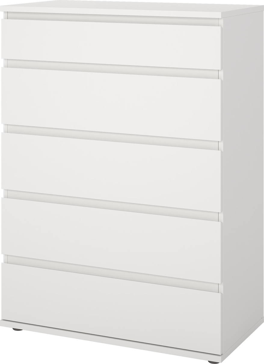 Kommode Vesterholm Nova Grebsfri   Skuffer Hvid Fsc H107ã B77ã D40 Cm