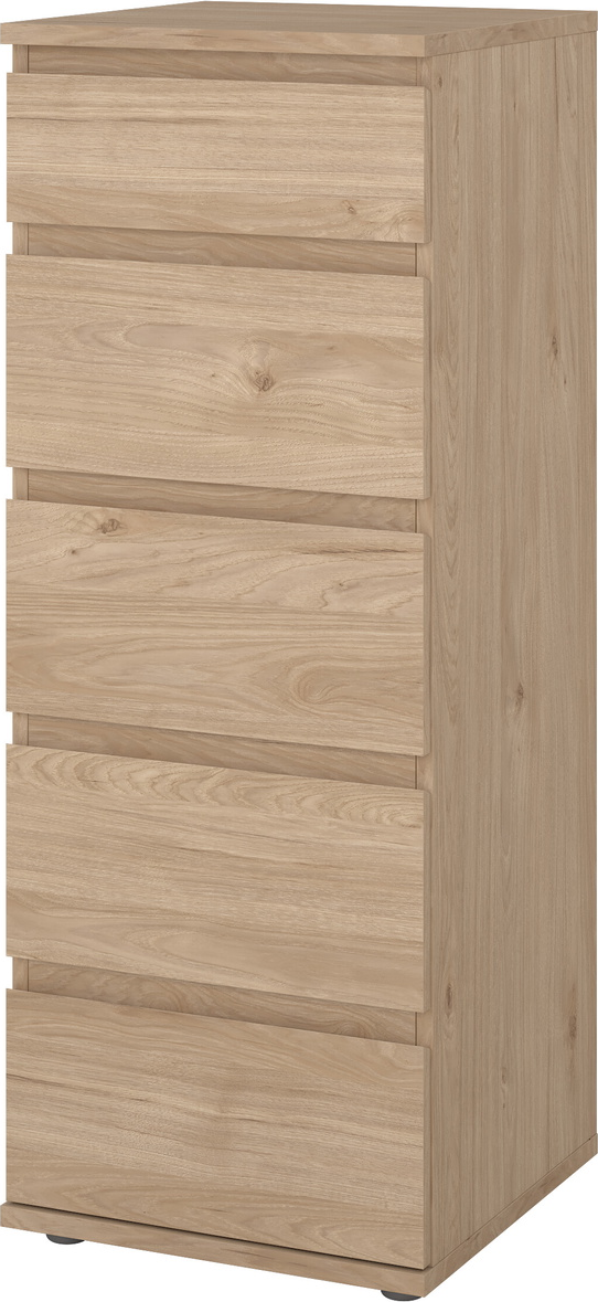 Kommode Vesterholm Nova Høj   Skuffer Jackson Hickory H106   B40   D40 Cm Grebsfri Fsc
