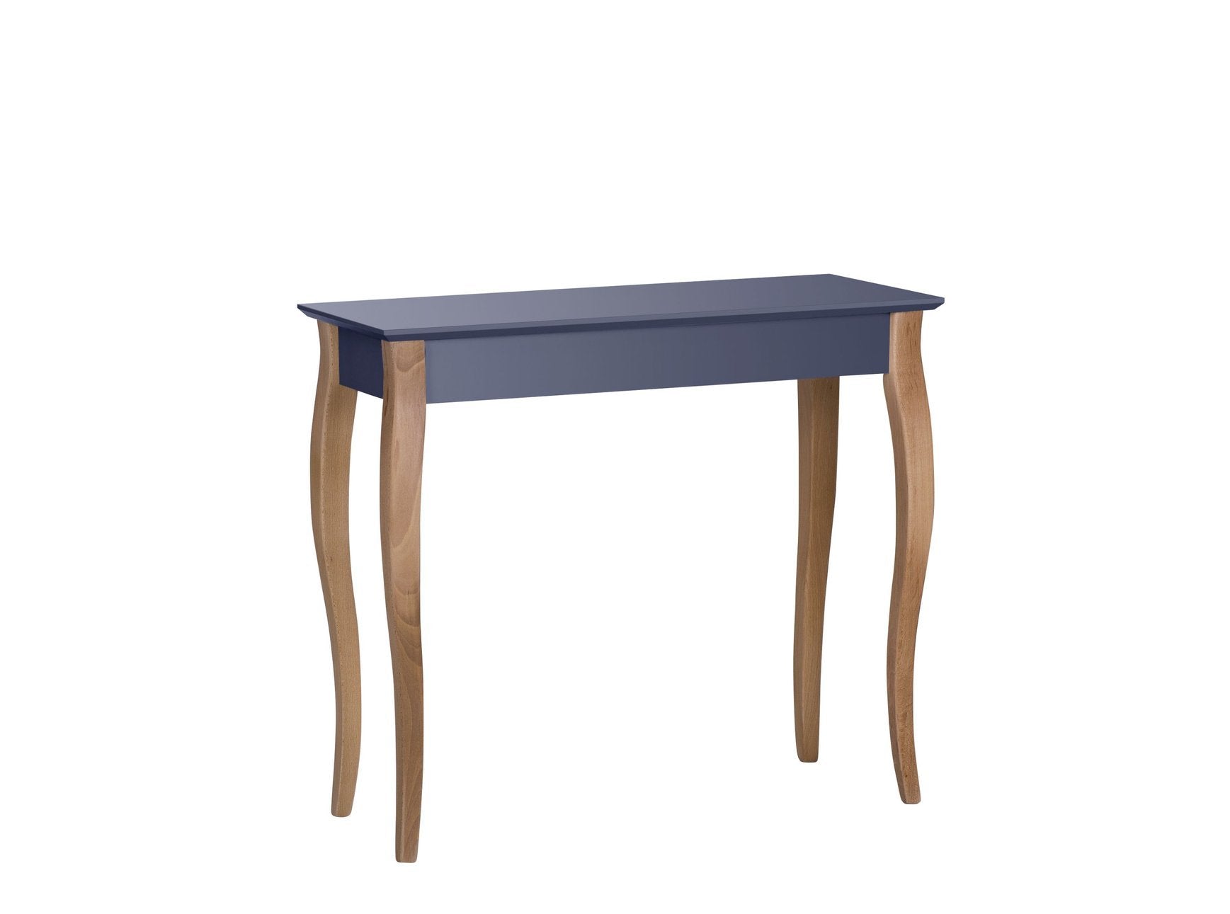 Konsol Lillo 85x35cm Hvide Ben   Grafit