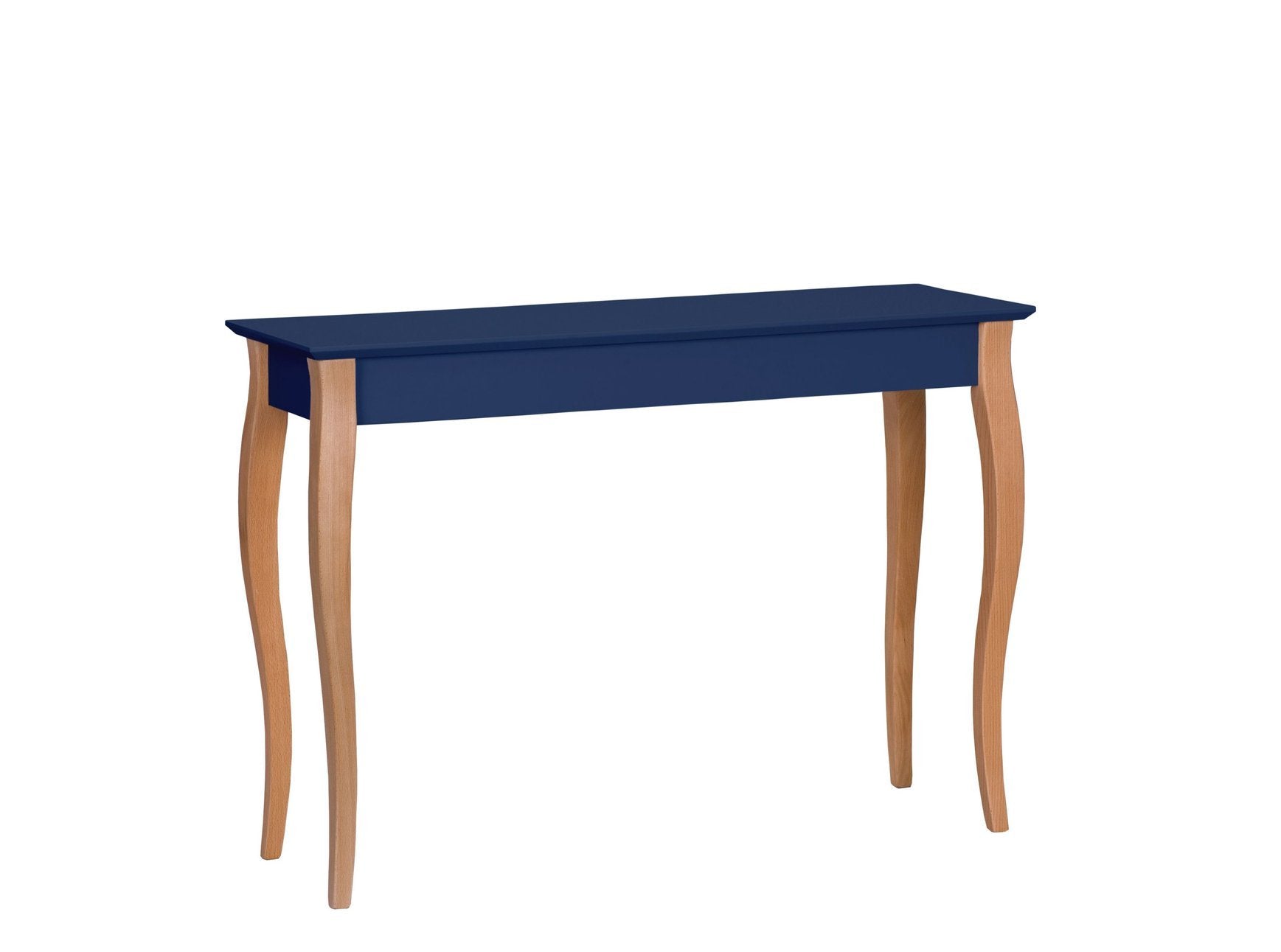 Konsol Lillo 105x35cm Hvide Ben   Marineblå