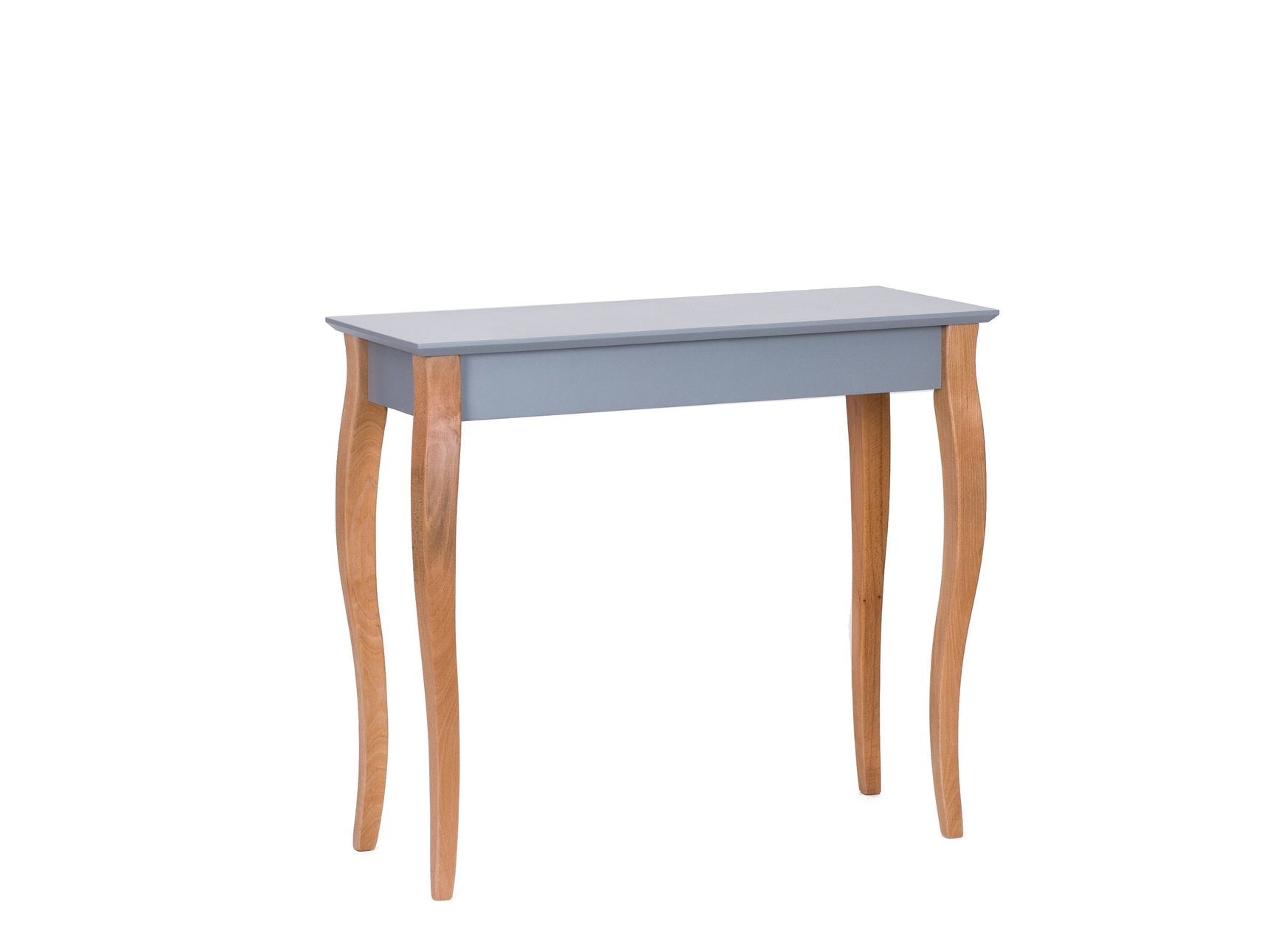 Konsol Lillo 85x35cm Hvide Ben   Mørkegrå