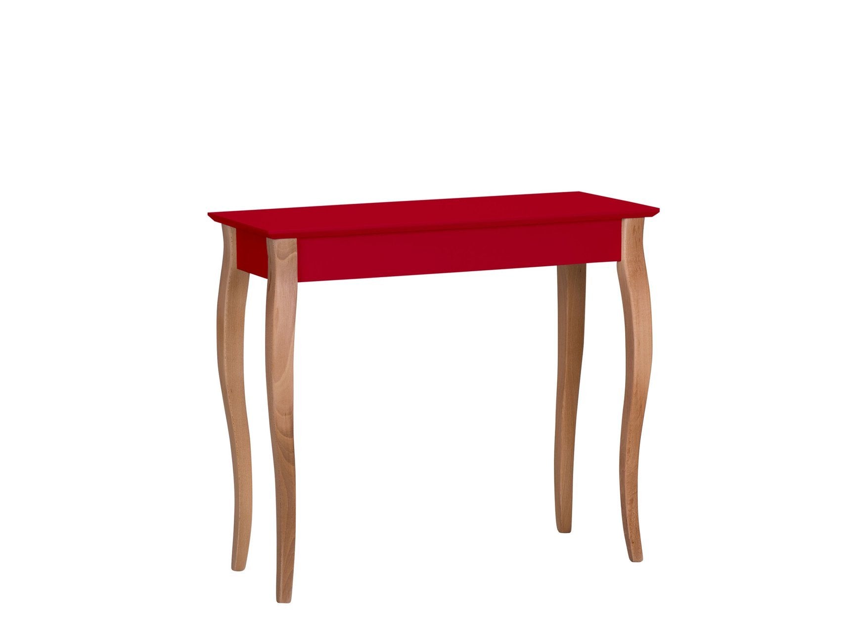 Konsol Lillo 85x35cm Hvide Ben   Rød