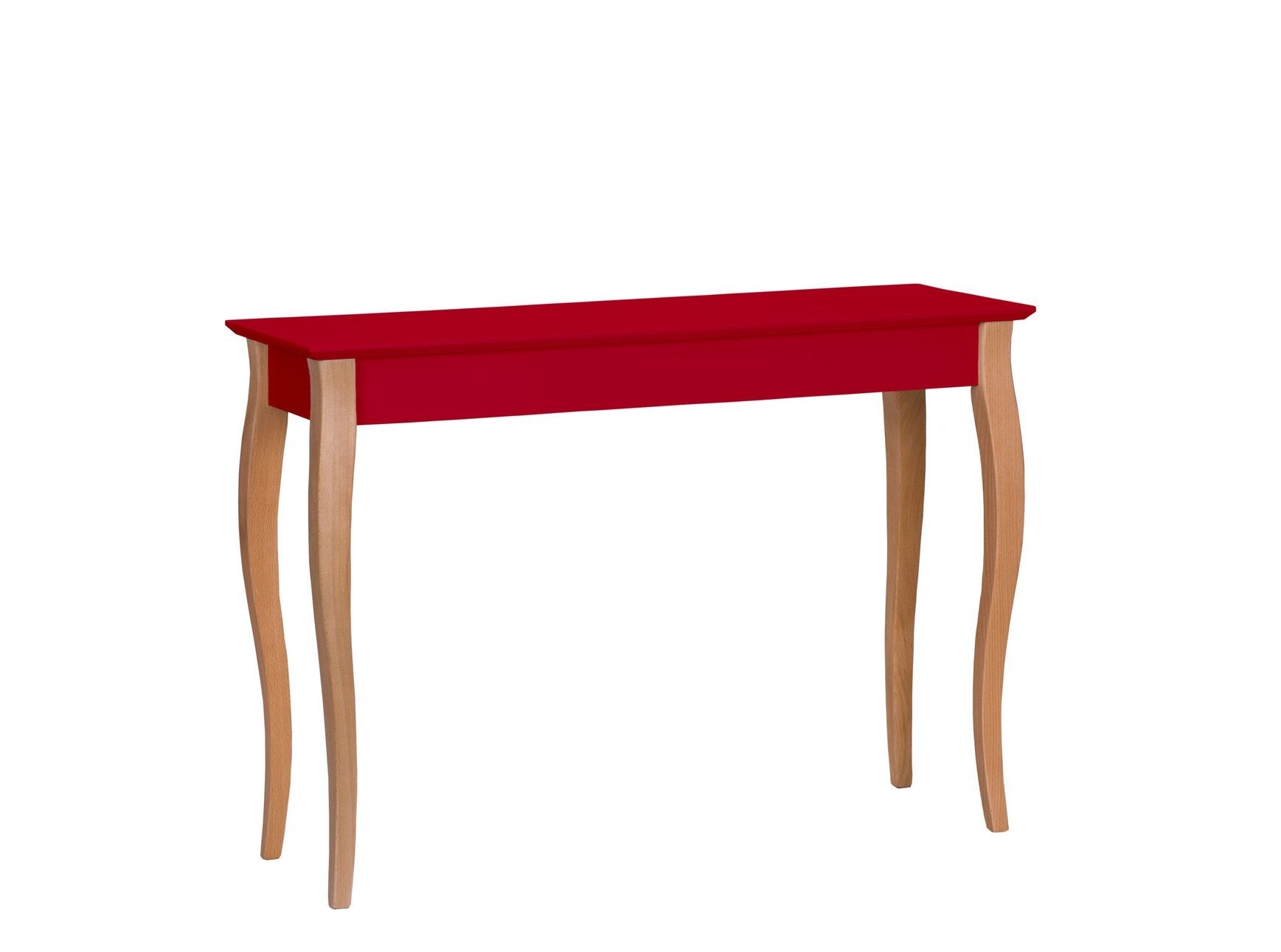 Konsol Lillo 105x35cm Hvide Ben   Rød