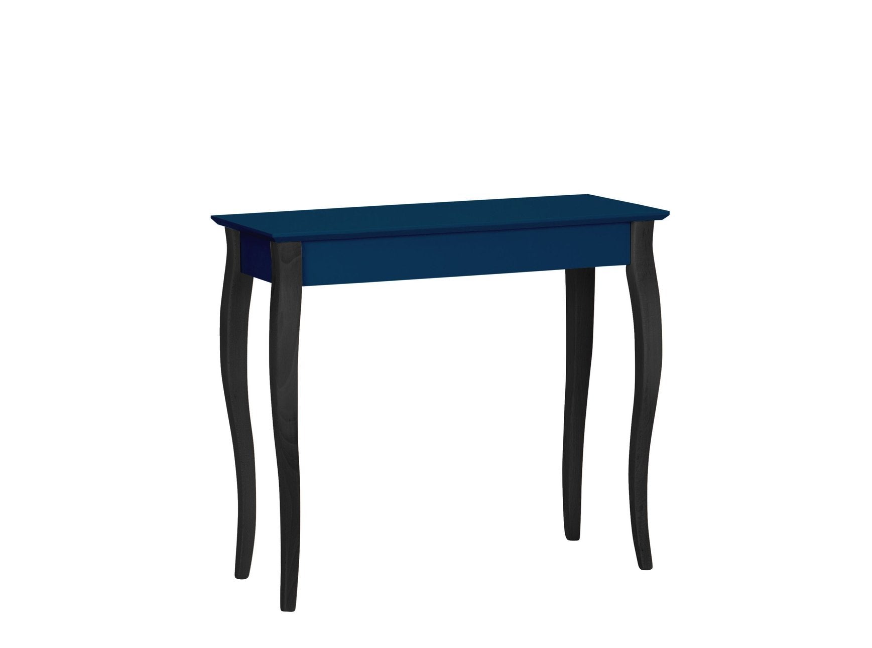 Konsol Lillo 85x35cm Sorte Ben   Petrol Blå