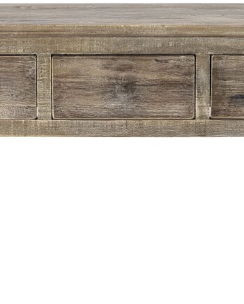 Konsolbord Creative Collection Camden Håndlavet Genanvendt Træ Natur 147x40x63 Cm Med   Skuffer