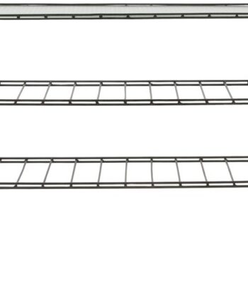 Konsolbord House Doctor Gany  -hyldet   Sort Stålramme Med Glasplade H85ã B130ã D35 Cm