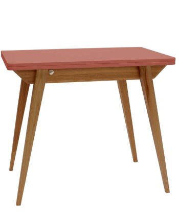 Konvolut Udtrækkeligt Spisebord 90x65cm Antik Pink Eg