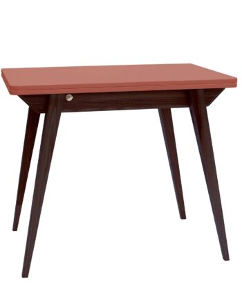Konvolut Udtrækkeligt Spisebord 90x65cm Antik Pink Valnød