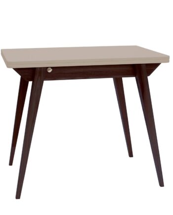Konvolut Udtrækkeligt Spisebord 90x65cm Brun Beige Valnød