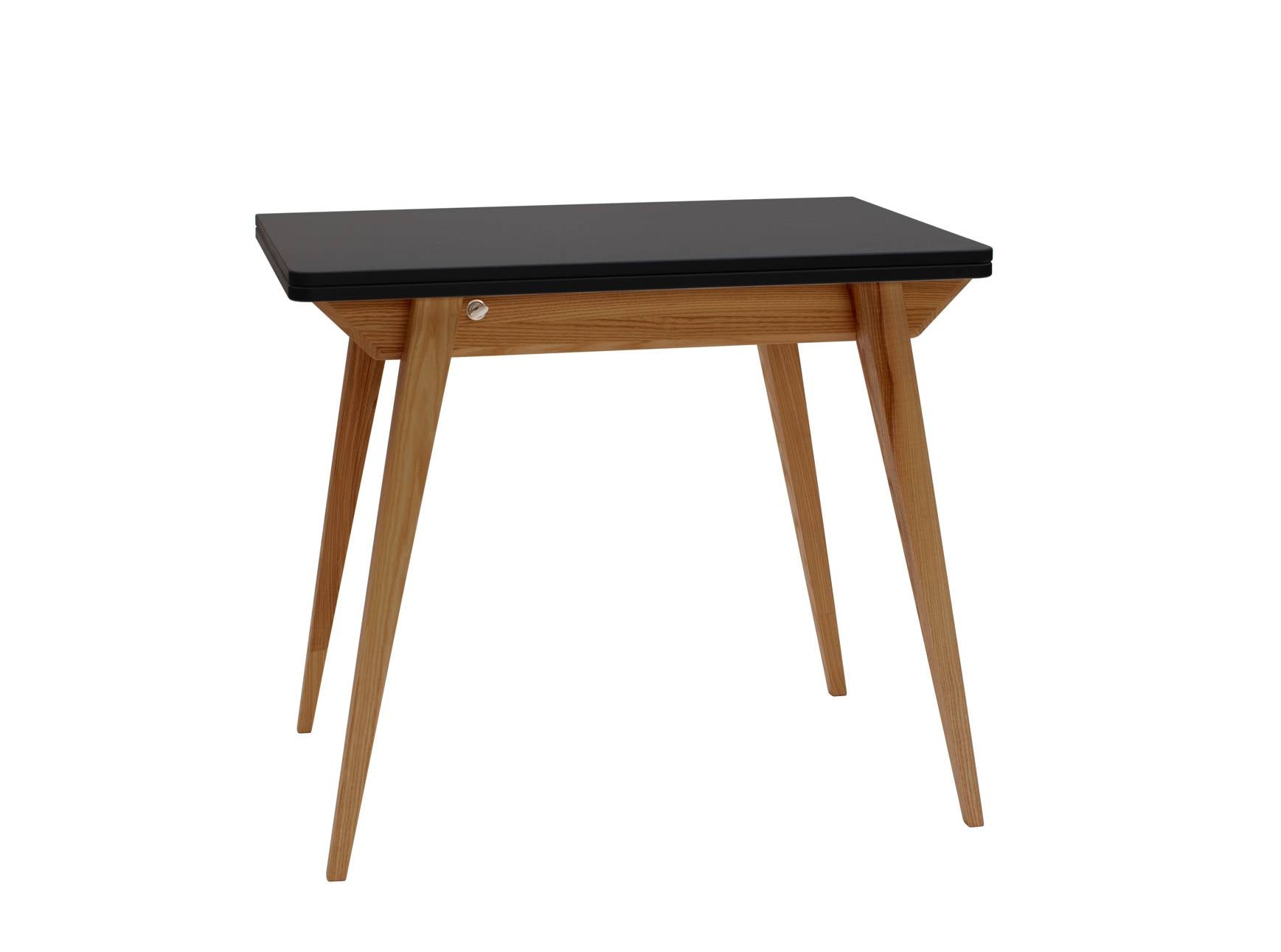 Konvolut Udtrækkeligt Spisebord 90x65cm Sort -mat Eg