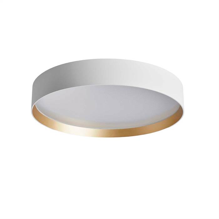 Lampefeber Lucia Loftlampe ø45 Cm Hvid   Messing  : Erling Christensen Møbler