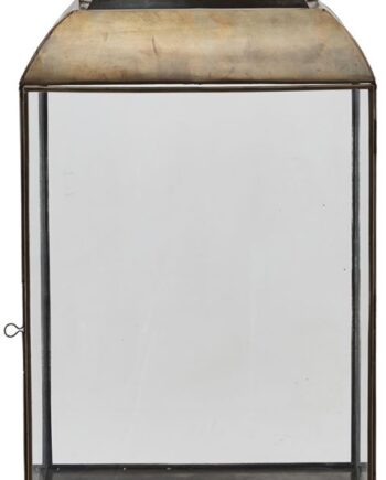 Lanterne House Doctor Mandurai Antik Messing H70     B40   L40 Cm Glas Jern