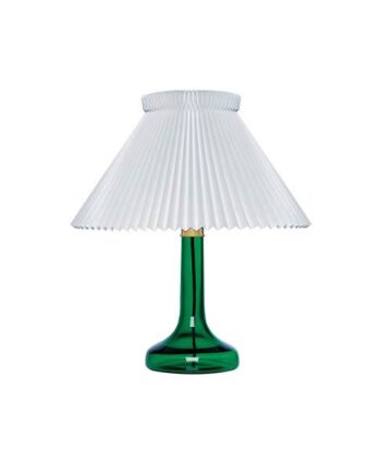 Le Klint 343 Bordlampe Grønt Glas  : Erling Christensen Møbler