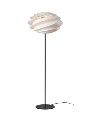 Le Klint Swirl Gulvlampe Hvid  : Erling Christensen Møbler