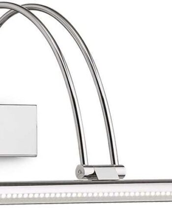Led-væglampe Ideal Lux Bow Krom L76   B23   H18 Cm 600 Lm Energieffektiv