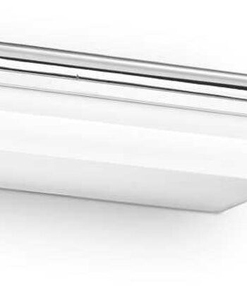 Led-væglampe Ideal Lux Riflesso Ip44 900 Lm Krom L42   H4   B9 Cm
