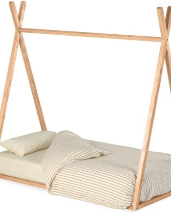 Legetipi Kave Home Maralis Naturfarvet Massivt Bøgetræ H144ã B78ã L151 Cm  Nordisk Børnehule