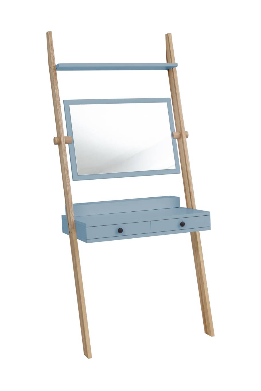 Leno Sminkebord 79x183cm Asketræ Gentle Blue