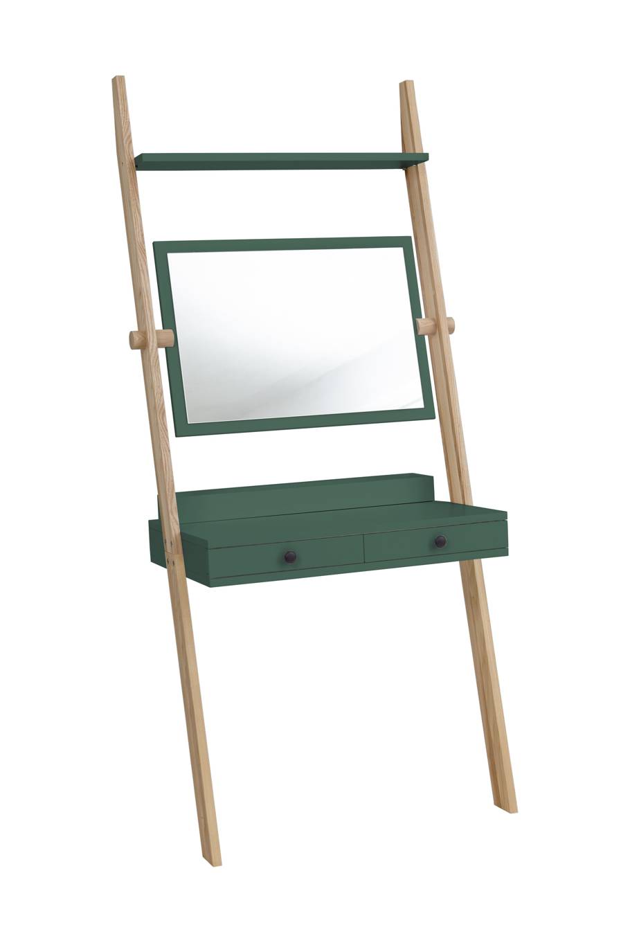 Leno Sminkebord 79x183cm Asketræ Sea Green