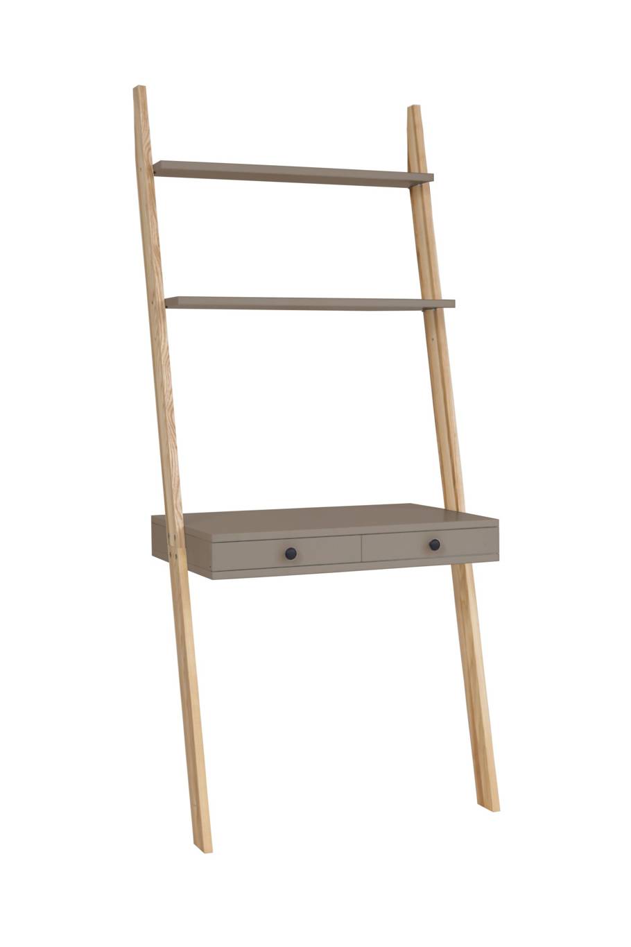Leno Stigehylde Skrivebord 79x183cm Brun