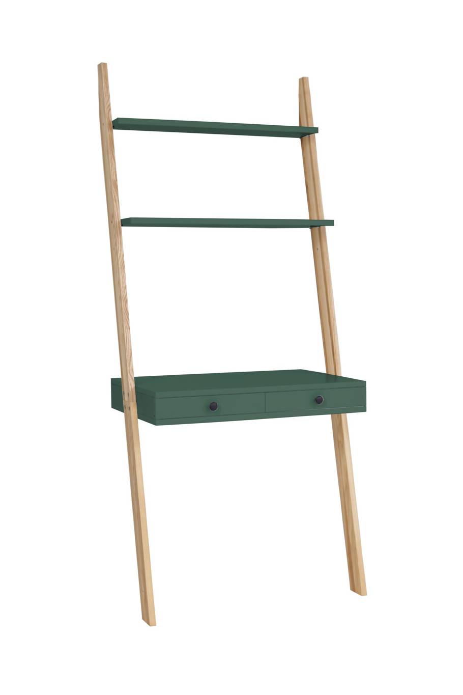 Leno Stigehylde Skrivebord 79x183cm Grøn