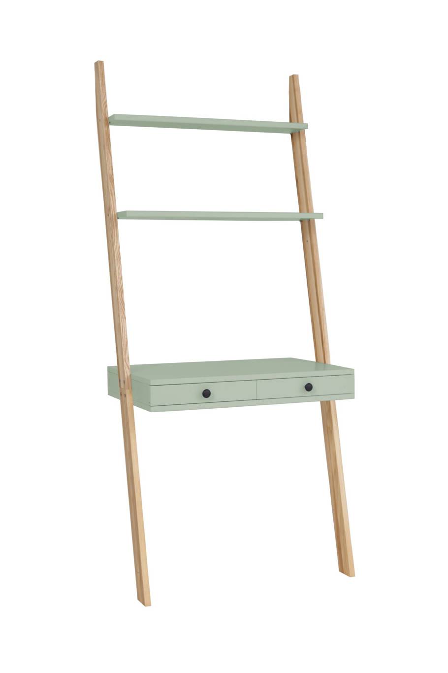 Leno Stigehylde Skrivebord 79x183cm Salviegrøn