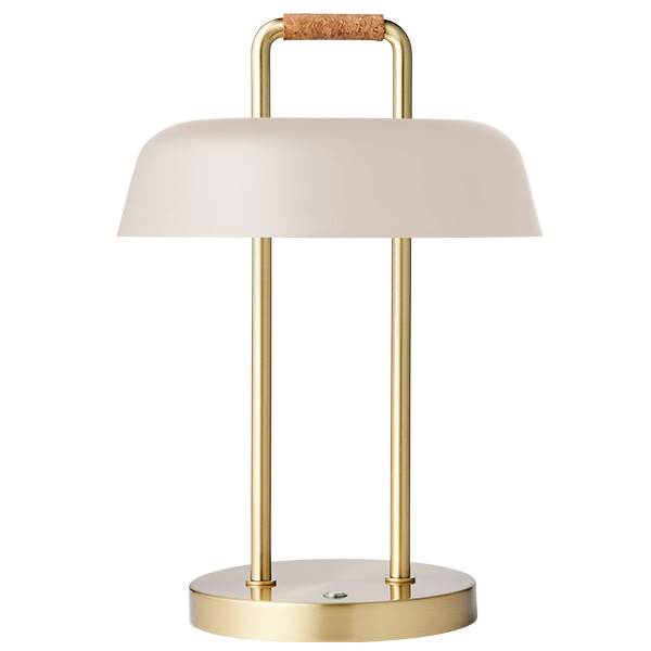 Heim Bærbar Bordlampe Beige
