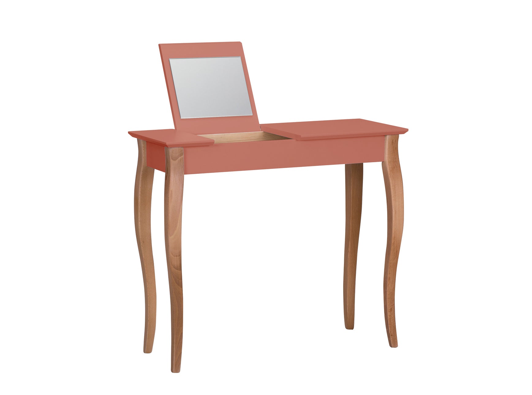 Lillo Sminkebord Med Spejl 85x35cm Antik Pink