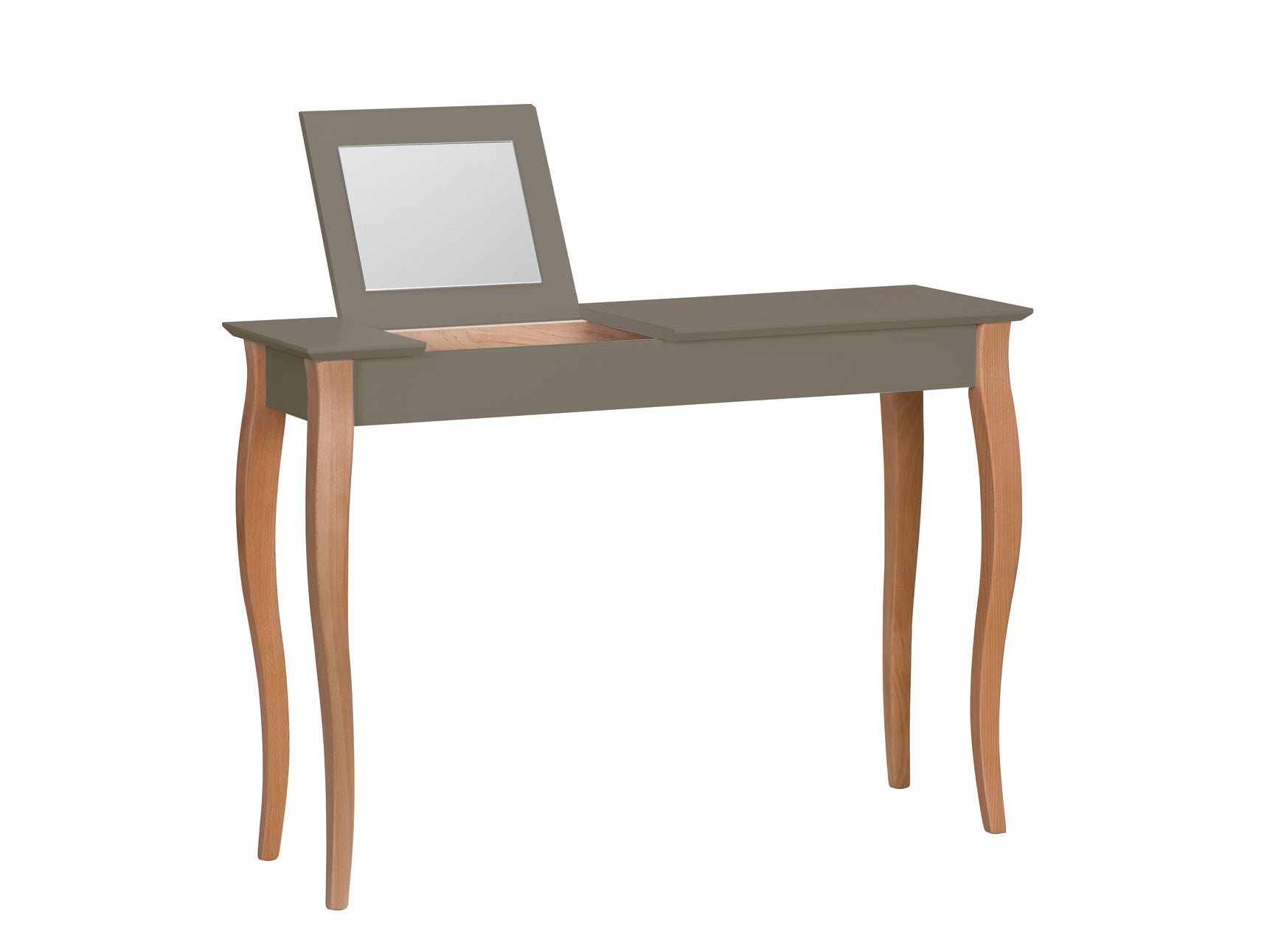 Lillo Sminkebord Med Spejl 105x35cm Brun