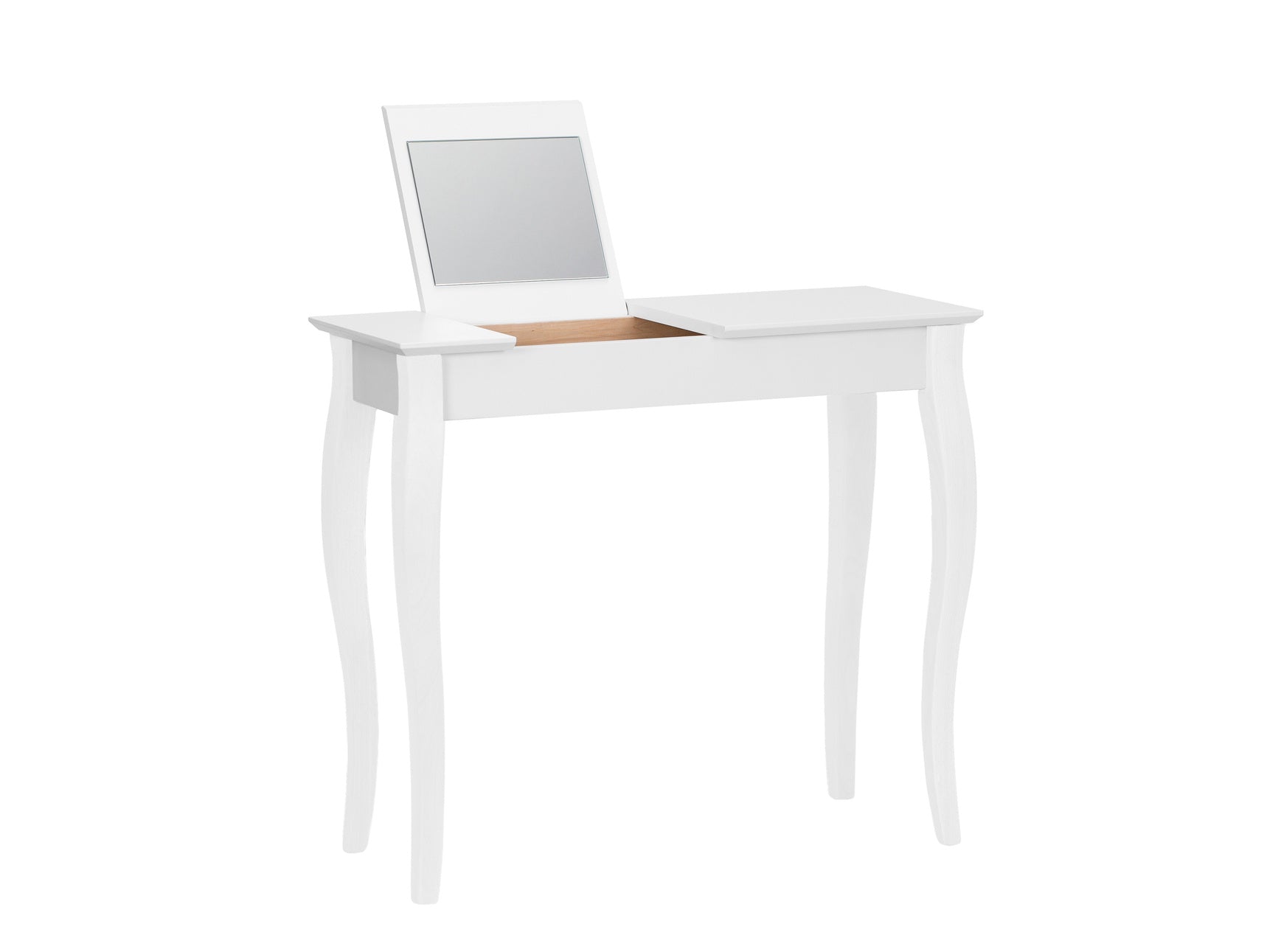 Lillo Sminkebord Med Spejl 85x35cm Hvid