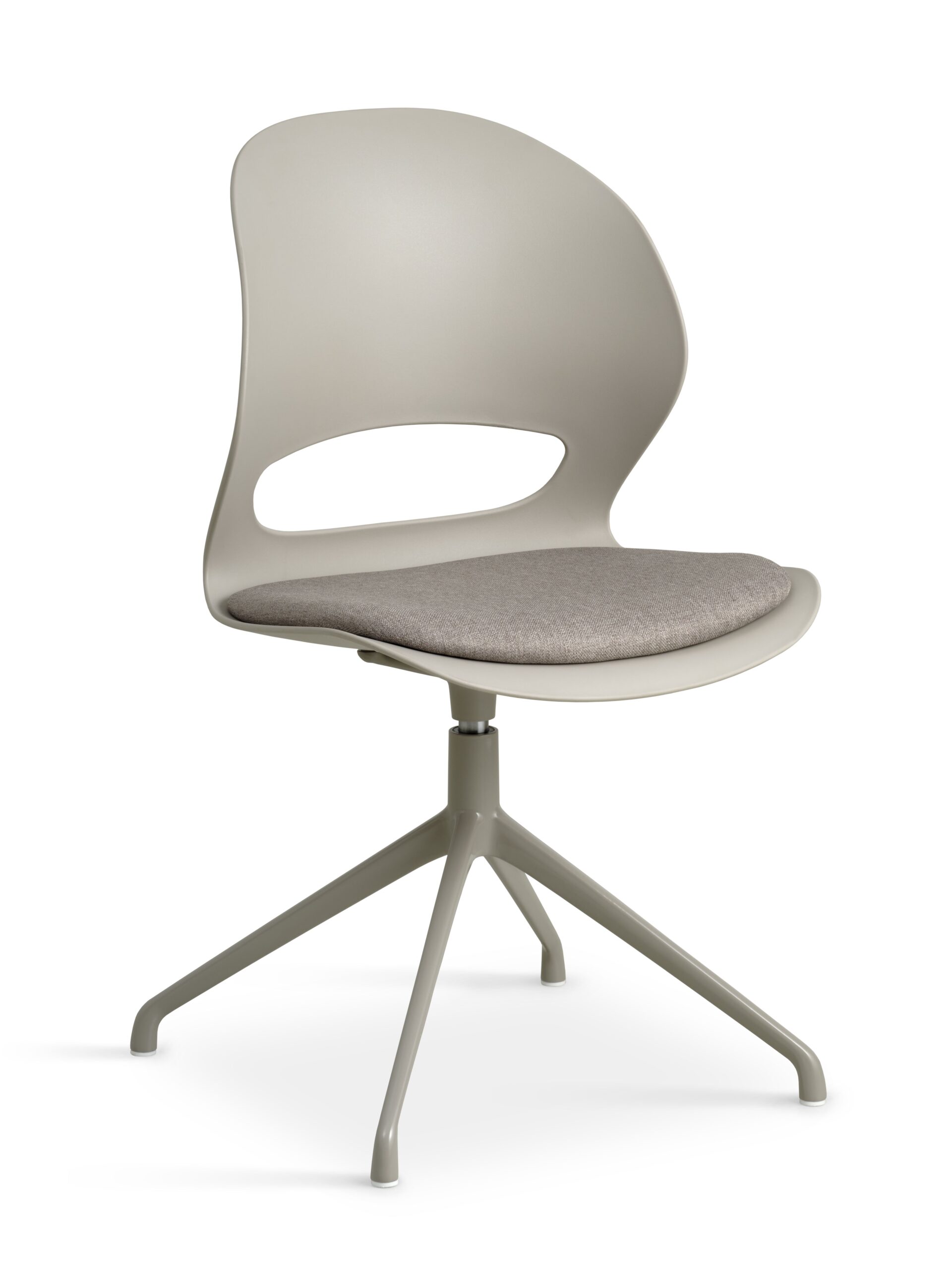 Linea Spisebordsstol     Drejefunktion Og Stone Stofhynde Stone Pvc Og Stone Metal
