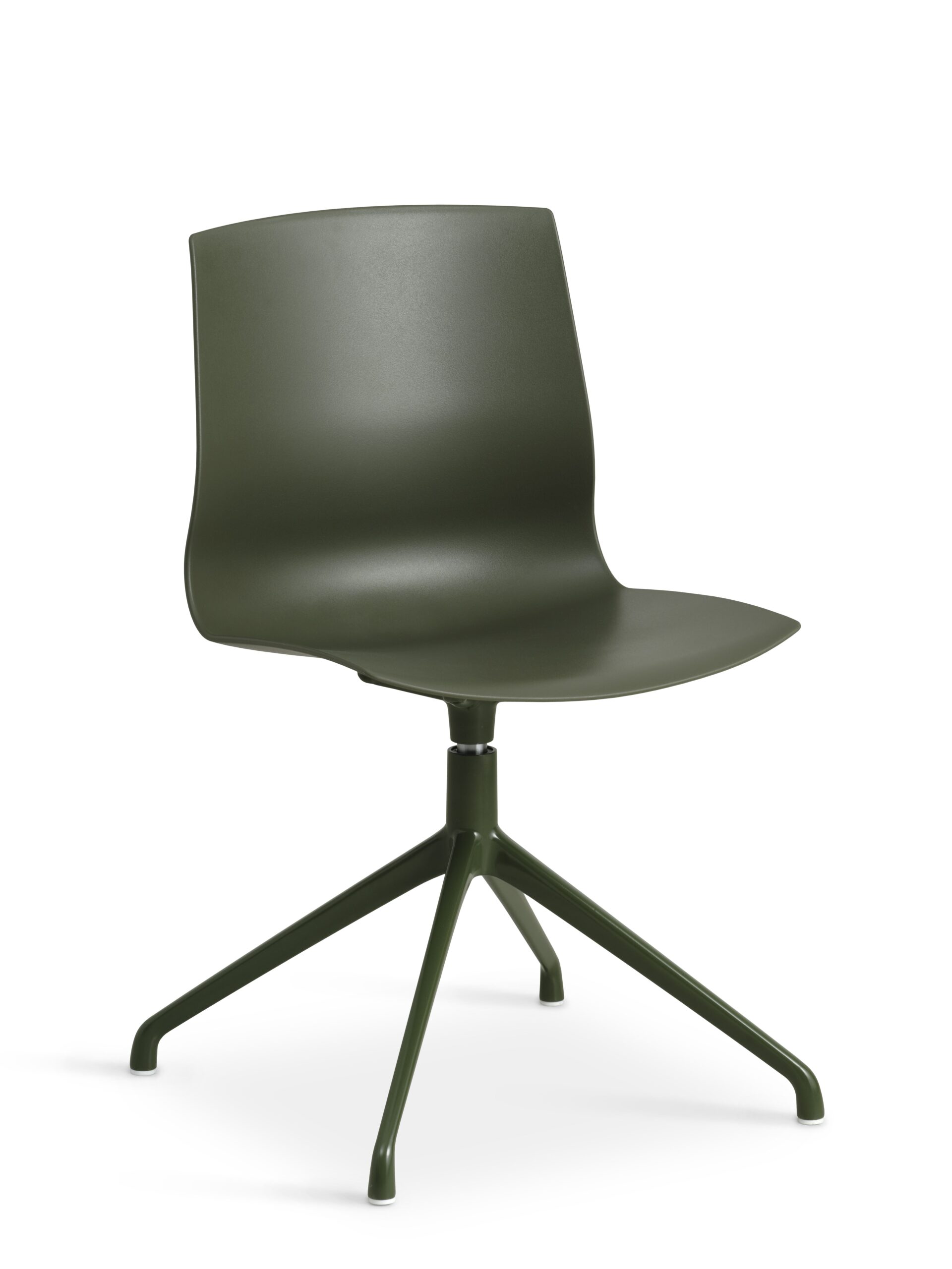 Liv Spisebordsstol     Drejefunktion Oliven Pvc Og Oliven Metal