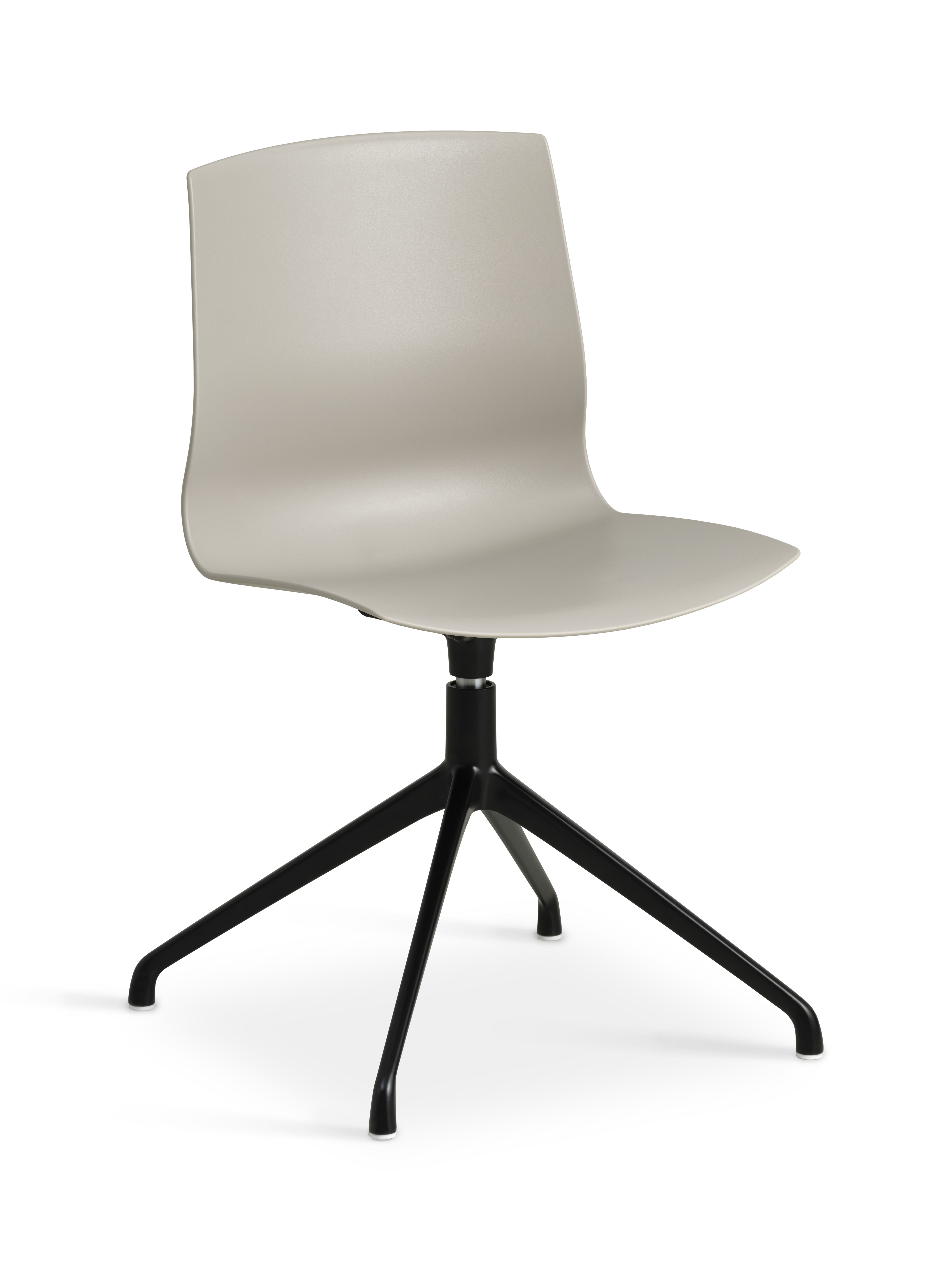 Liv Spisebordsstol     Drejefunktion Stone Pvc Og Sort Metal