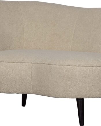 Loungesofa Woood Sara Venstrevendt Hvid Polyester 71ã 81ã 112 Cm